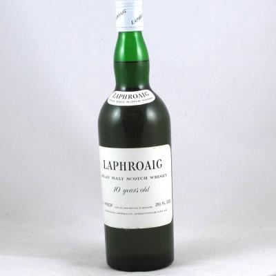 Laphroaig 10 Year Old 1970s (26 2/3rd fl.oz 70 proof)