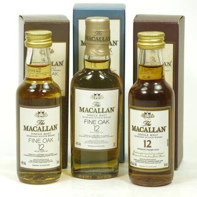 Macallan 12 Year Old Miniature Selection 3 x 5cl Macallan 12 Year Old Miniature Selection 3 x 5cl