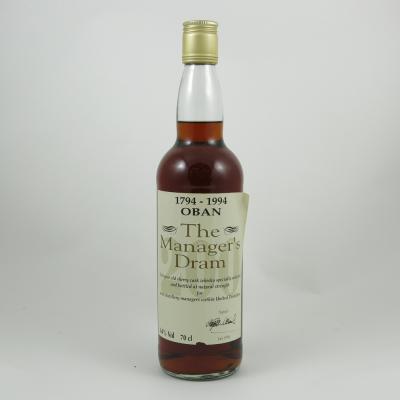 Image for Oban 16 Year Old Manager's Dram Bi-Centenary 1994