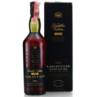 Lagavulin 1981 Distillers Edition