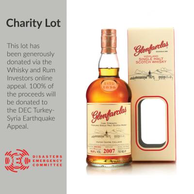 Glenfarclas 2007 Visitor Center Exclusive / WARI Charity Lot Glenfarclas 2007 Visitor Center Exclusive / WARI Charity Lot